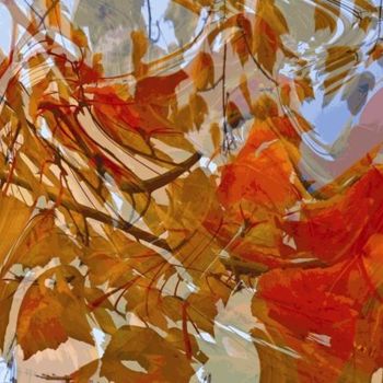 Digital Arts titled "Autumnation 19" by Kenneth Grzesik, Original Artwork, Digital Painting