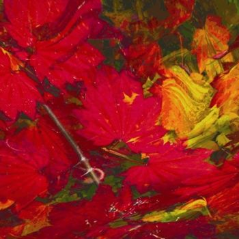 Digital Arts titled "Autumnation 27" by Kenneth Grzesik, Original Artwork, Digital Painting