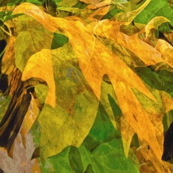 Digitale Kunst mit dem Titel "Autumnation 28" von Kenneth Grzesik, Original-Kunstwerk, Digitale Malerei