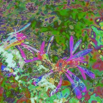 Digitale Kunst mit dem Titel "Summer Currents 27" von Kenneth Grzesik, Original-Kunstwerk, Digitale Malerei