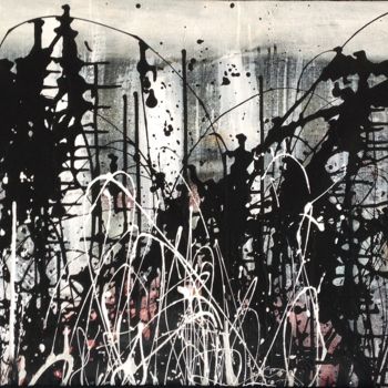 "Abstraction 05" başlıklı Tablo Sébastien Béliveau tarafından, Orijinal sanat, Hava fırçası