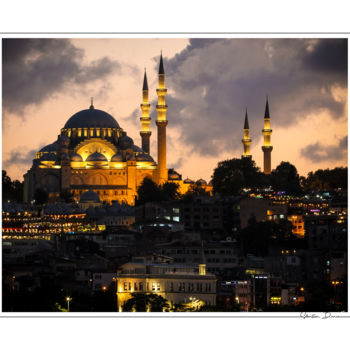 Photography titled "Süleymaniye" by Sébastien Bance, Original Artwork, Digital Photography
