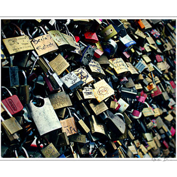 제목이 "Le pont des arts"인 사진 Sébastien Bance로, 원작, 디지털