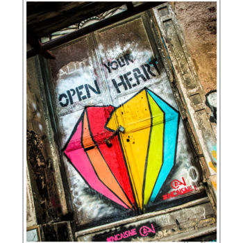 Fotografia zatytułowany „Open your heart” autorstwa Sébastien Bance, Oryginalna praca, Fotografia cyfrowa