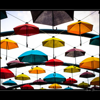 Photography titled "Umbrellas #1" by Sébastien Bance, Original Artwork, Digital Photography