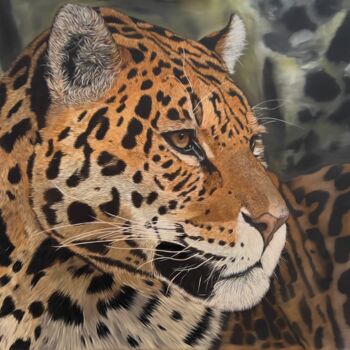 Pintura intitulada "Jaguar" por Sebapautazzo, Obras de arte originais, Óleo