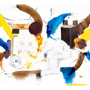 Collages intitolato "Beuys N The Hood 3_2" da Sebastian Herrling, Opera d'arte originale, Collages
