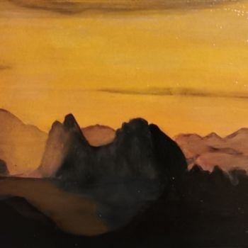 Картина под названием "le desert" - Sebastian Ponchaut (sterton), Подлинное произведение искусства, Масло