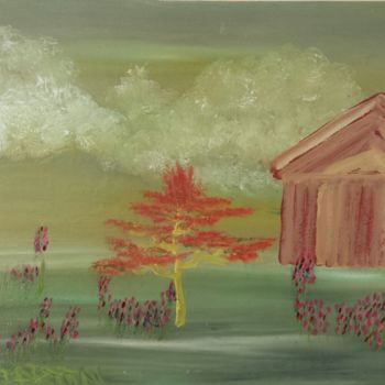 Pintura intitulada "debut d 'automne" por Sebastian Ponchaut (sterton), Obras de arte originais, Óleo