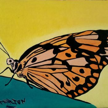 Painting titled "papillon" by Sebastian Ponchaut (sterton), Original Artwork