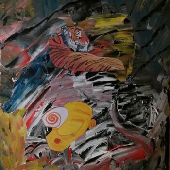 Картина под названием "tigersterton" - Sebastian Ponchaut (sterton), Подлинное произведение искусства, Акрил