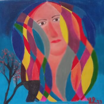 Картина под названием "La Donna e le sue S…" - Sebastiana Grazia Leonardi, Подлинное произведение искусства, гобелен
