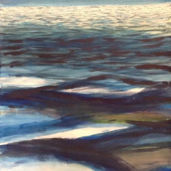 Malerei mit dem Titel "Sea Deap" von Sebastian Olivier Burckhardt, Original-Kunstwerk, Acryl