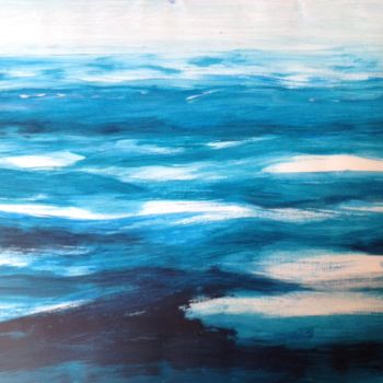 Malerei mit dem Titel "Sailing and Speed 1" von Sebastian Olivier Burckhardt, Original-Kunstwerk, Acryl