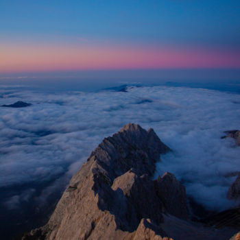 Photography titled "Riffelgrat Zugspitze" by Sebastian Hartel, Original Artwork, Digital Photography