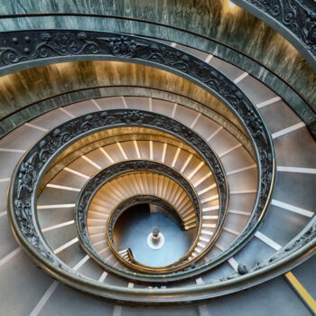 Фотография под названием "Escalier de Bramant…" - Sébastien Blanc, Подлинное произведение искусства, Цифровая фотография Уст…