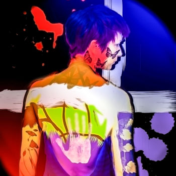 「Evanescente.jpg」というタイトルのデジタルアーツ Sebastien Brondeauによって, オリジナルのアートワーク