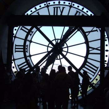 Fotografia intitulada "Horloge du musée d'…" por Sébastien Durif, Obras de arte originais