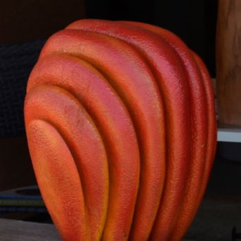 Sculpture intitulée "Boule d'amour expon…" par Sébastien Gleize, Œuvre d'art originale, Bois