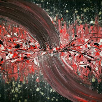 Painting titled "Root" by Sebastien Josie, Original Artwork, Acrylic