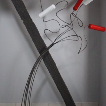 Sculpture titled "tic-tac" by Sébastien Vigneau, Original Artwork, Metals