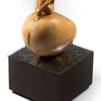 Sculpture intitulée "Phall-aise 1" par Sébastien Lefèvre Verrier, Œuvre d'art originale, Bois
