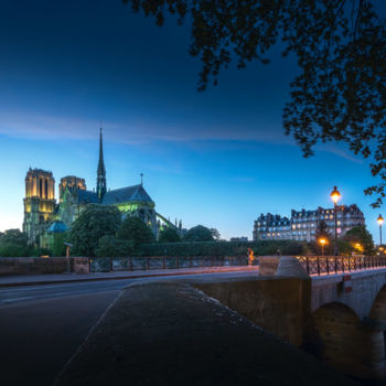 Photography titled "Notre Dame de Paris" by Sebastien Pouteau, Original Artwork, Digital Photography Mounted on Aluminium