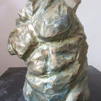 Escultura intitulada "Buste Florentin" por Sébastien Taille Sculpteur, Obras de arte originais, Gesso