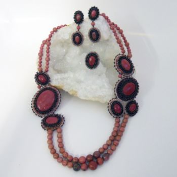 Design titled "Collier avec perles…" by Anne Meniconi (Secrets de Naomi), Original Artwork, Jewelry