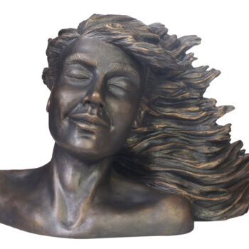Rzeźba zatytułowany „Serenity” autorstwa Seda Eyuboglu, Oryginalna praca, Glina