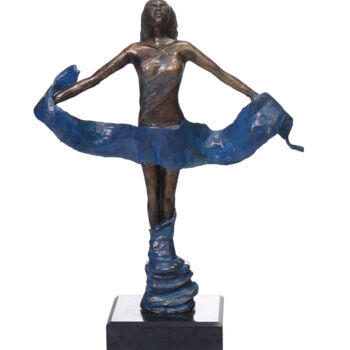 Sculpture titled "Four Elements AIR" by Seda Eyuboglu, Original Artwork, Bronze