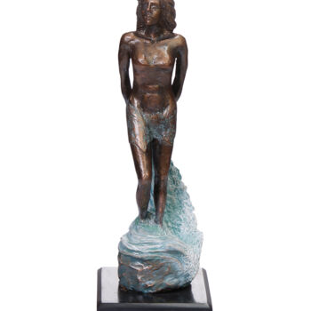 Sculpture titled "Four Elements Water" by Seda Eyuboglu, Original Artwork, Bronze