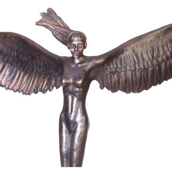 Sculpture titled "Modern Angle" by Seda Eyuboglu, Original Artwork, Bronze