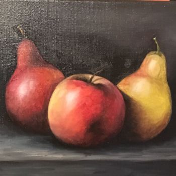 Painting titled "Fruits" by Maria Sedegova, Original Artwork, Oil