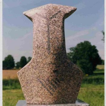 Sculpture titled "Torse" by Jivko Sedlarski, Original Artwork, Stone