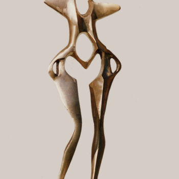 Sculpture intitulée "Zvezda" par Jivko Sedlarski, Œuvre d'art originale, Bronze