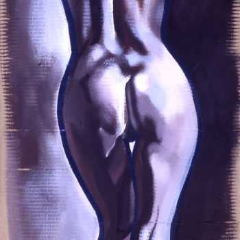 Peinture intitulée "Nude XVI" par Jivko Sedlarski, Œuvre d'art originale, Acrylique