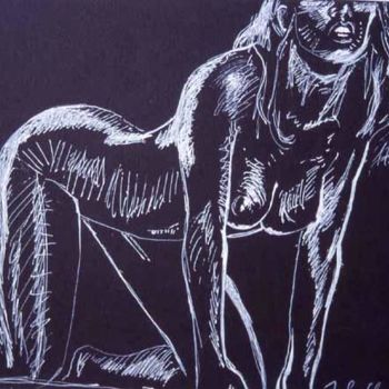 绘画 标题为“Nude” 由Jivko Sedlarski, 原创艺术品, 丙烯