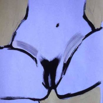 Dessin intitulée "Nude" par Jivko Sedlarski, Œuvre d'art originale, Acrylique