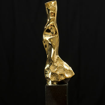 Sculpture titled "Robe Sirène" by Jivko Sedlarski, Original Artwork, Bronze