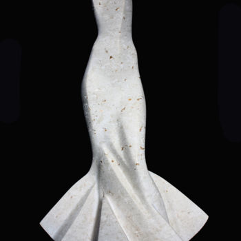 Sculpture intitulée "Mermaid Dress" par Jivko Sedlarski, Œuvre d'art originale, Pierre