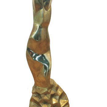 Sculpture titled "Robe Sirène I" by Jivko Sedlarski, Original Artwork, Bronze