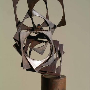 Sculpture titled "C - VI" by Jivko Sedlarski, Original Artwork, Metals