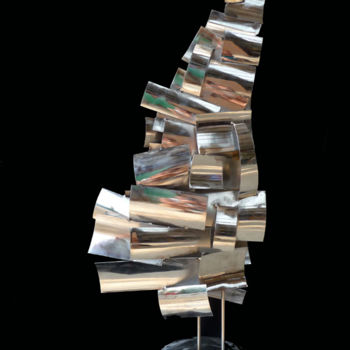 Sculpture intitulée "Voile" par Jivko Sedlarski, Œuvre d'art originale, Acier inoxydable