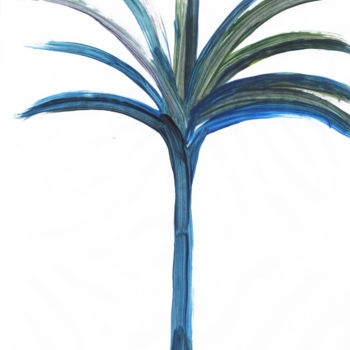 Dessin intitulée "Palm Beach XIV" par Jivko Sedlarski, Œuvre d'art originale, Acrylique