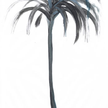 Drawing titled "Palm Beach I" by Jivko Sedlarski, Original Artwork, Acrylic