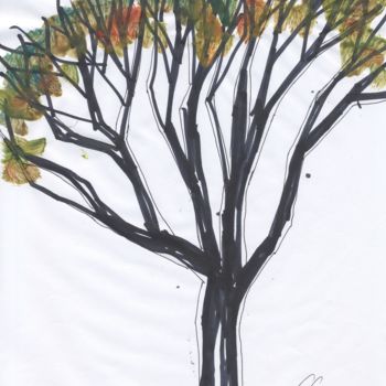 Drawing titled "The Brittany Oak Pa…" by Jivko Sedlarski, Original Artwork, Acrylic