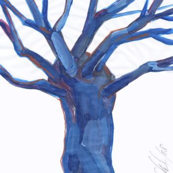Zeichnungen mit dem Titel "The Brittany Oak Pa…" von Jivko Sedlarski, Original-Kunstwerk, Acryl