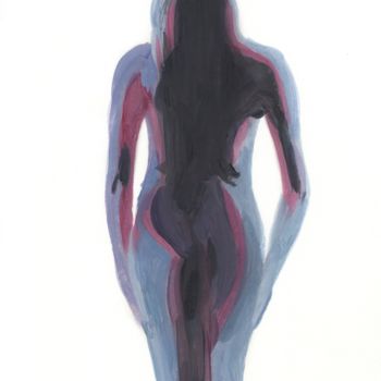 Dessin intitulée "Etude de Nue IX" par Jivko Sedlarski, Œuvre d'art originale, Acrylique
