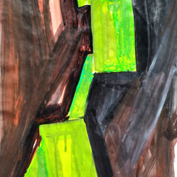 Картина под названием "M en M - XI" - Jivko Sedlarski, Подлинное произведение искусства, Акрил